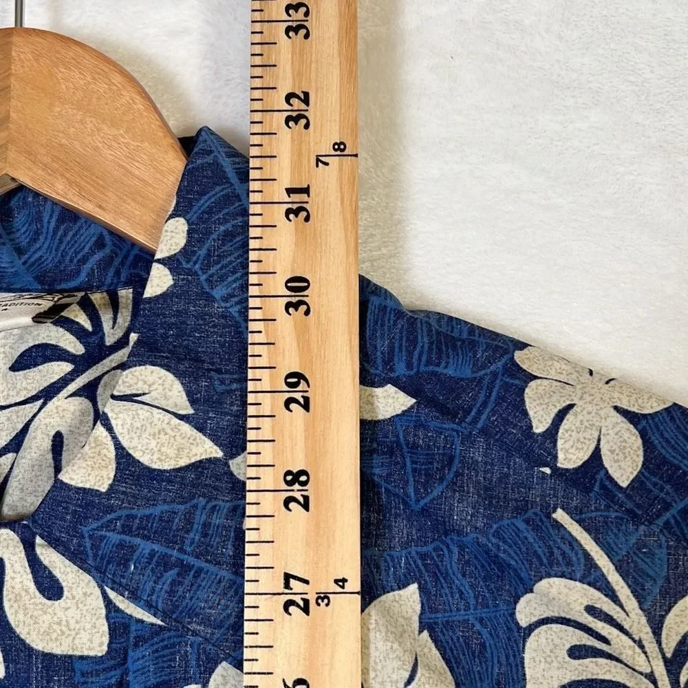 Vintage Hawaiian Go Barefoot short sleeve Button up Shirt USA Made - Mens Medium